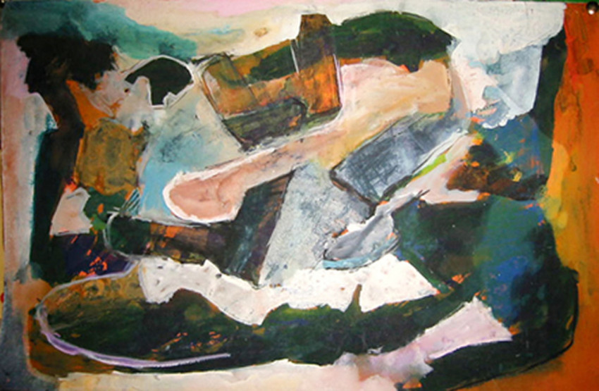 TuRegnessurmonRegne  Tmixt 49x33 cm 1985