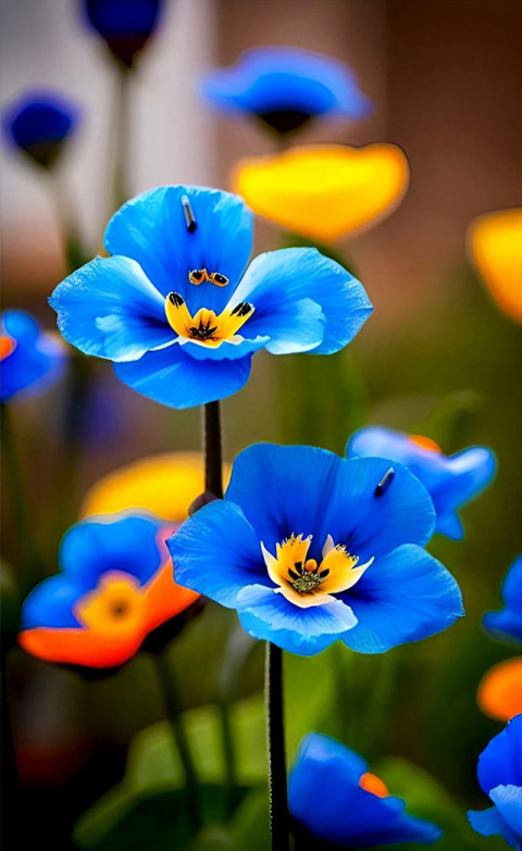 Blue Flowers