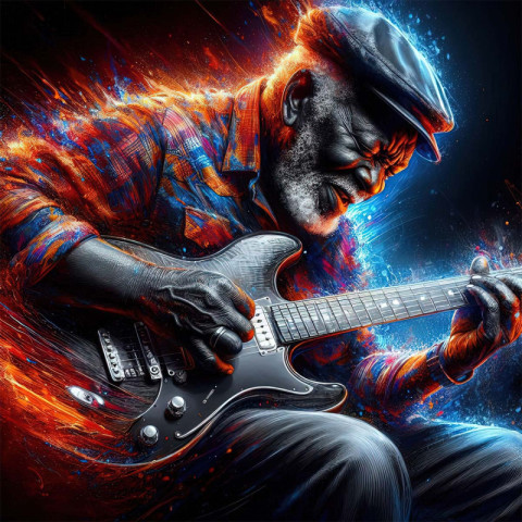 The essence art of blues guitarists